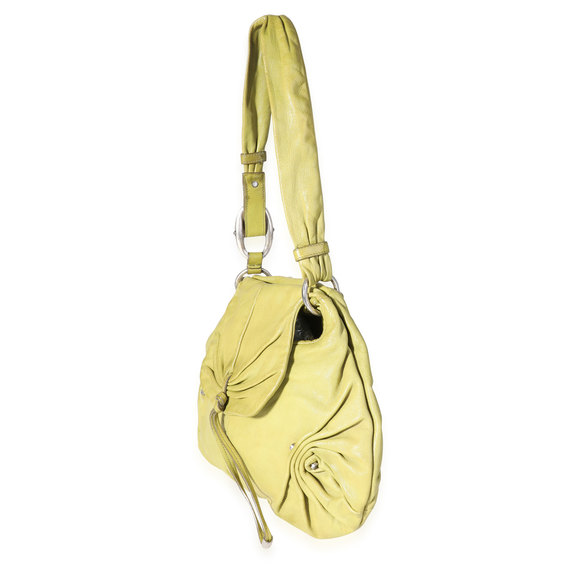 YSL Yves Vintage Green Leather Shoulder Bag - Picture 3 of 7